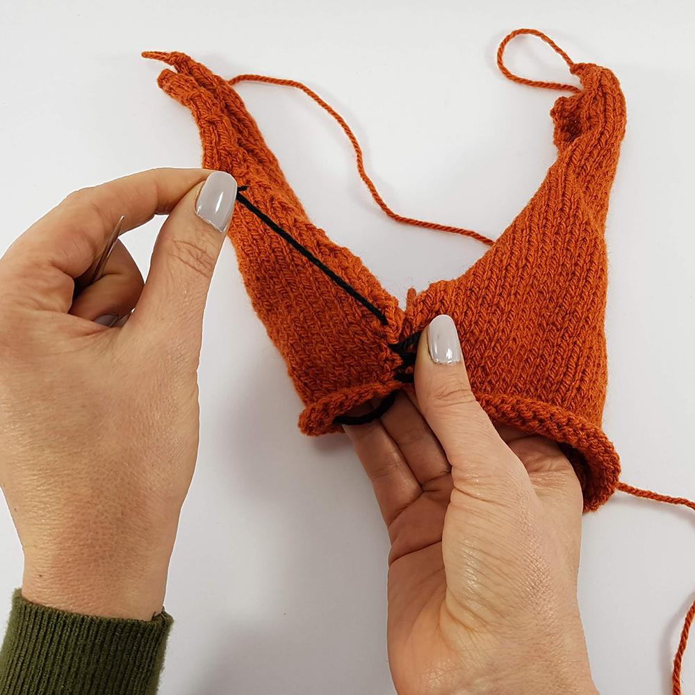 Toy Knitting Top Tips | Mattress stitch 9