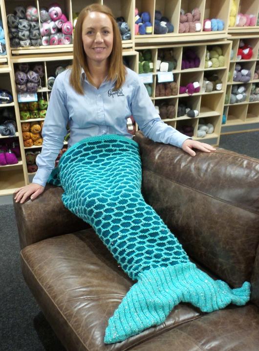 Mermaid Tail Knitting Pattern – Black Sheep Wools