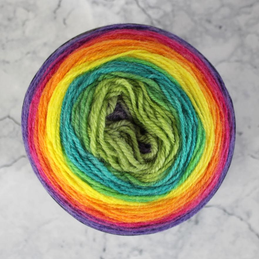 Rainbow on sale knitting wool