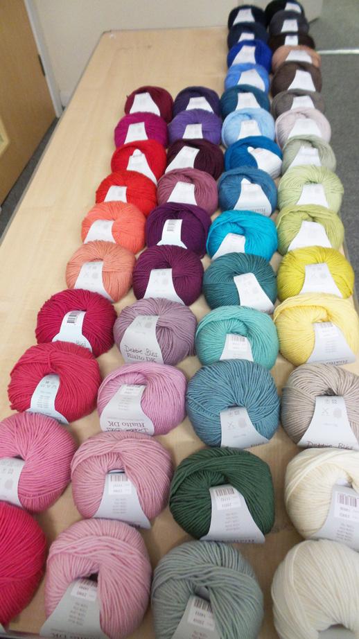 Rainbow Yarns and other colourful wools and yarns