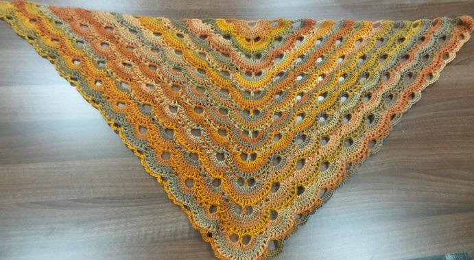 Virus Shawl Pattern Chart