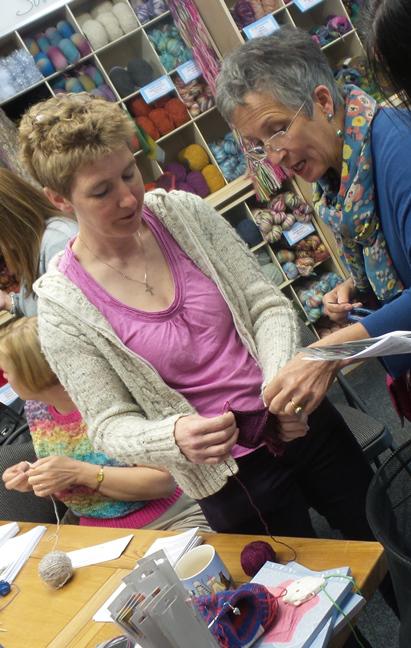 yarn shop day 2015 sock knitting